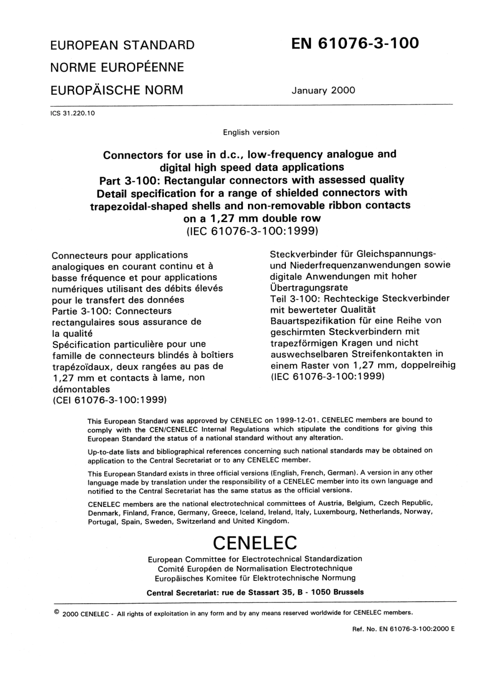 BS EN 61076-3-100-2000.pdf_第3页