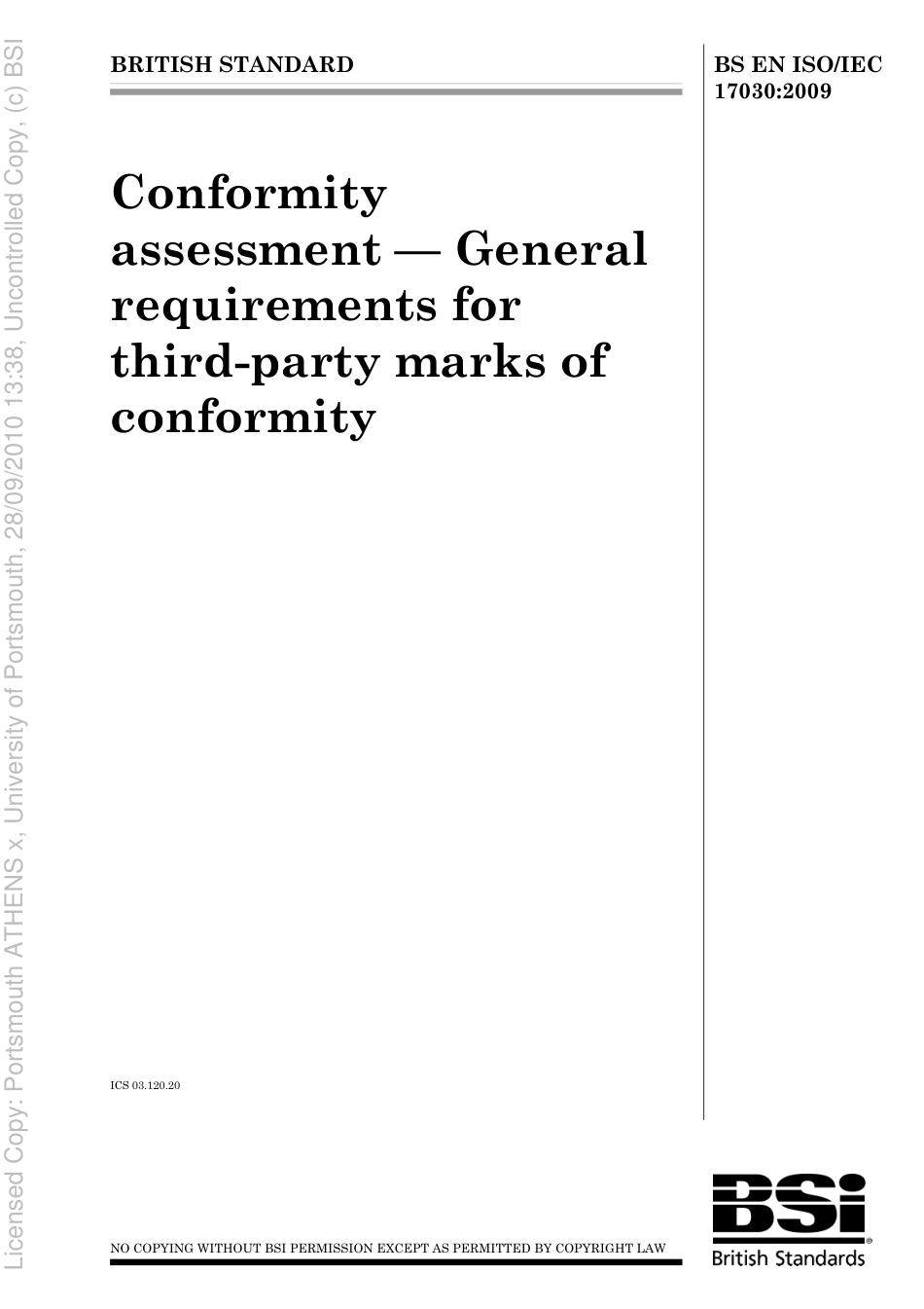 BS EN ISOIEC 170302009.pdf_第1页