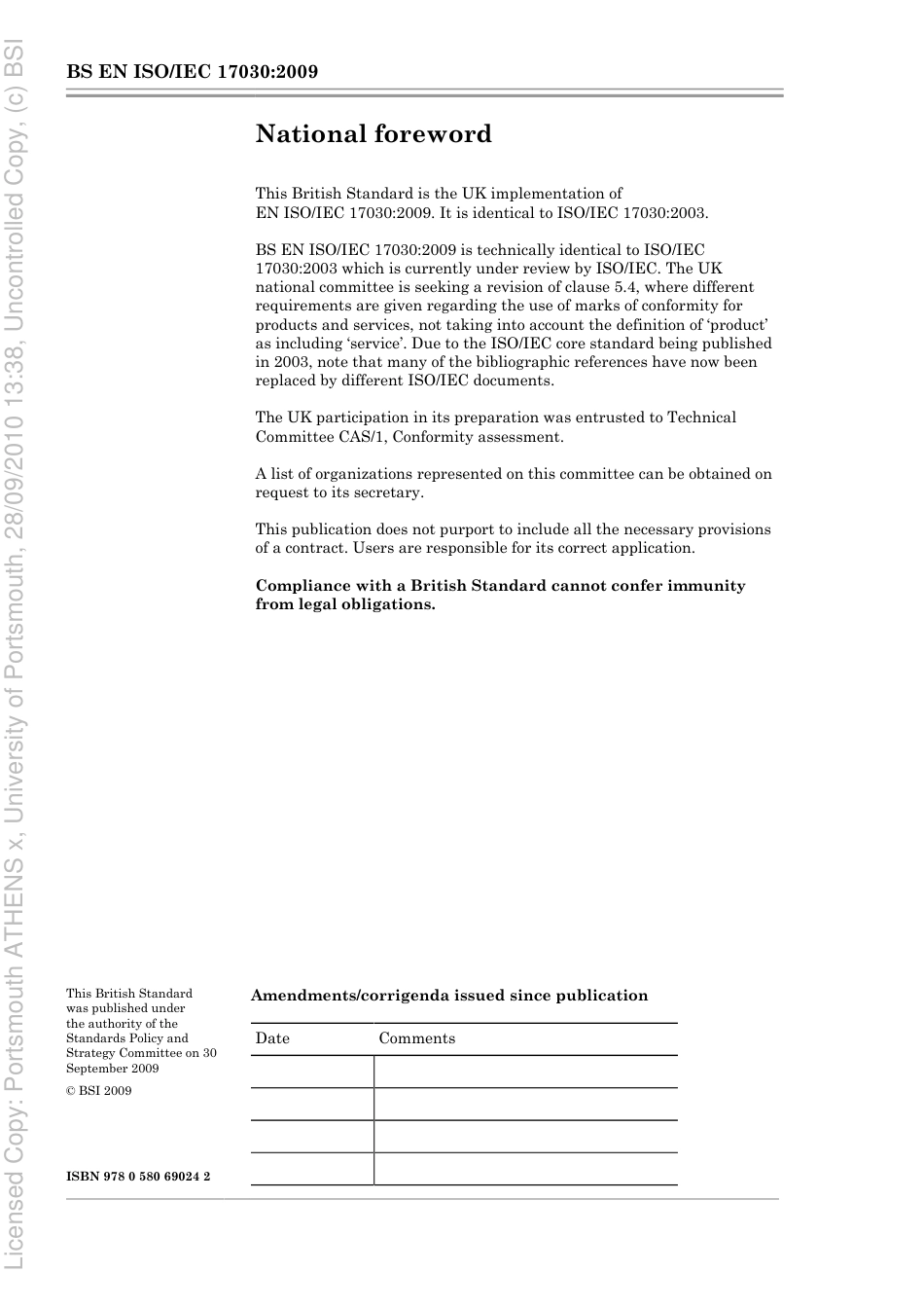 BS EN ISOIEC 170302009.pdf_第2页