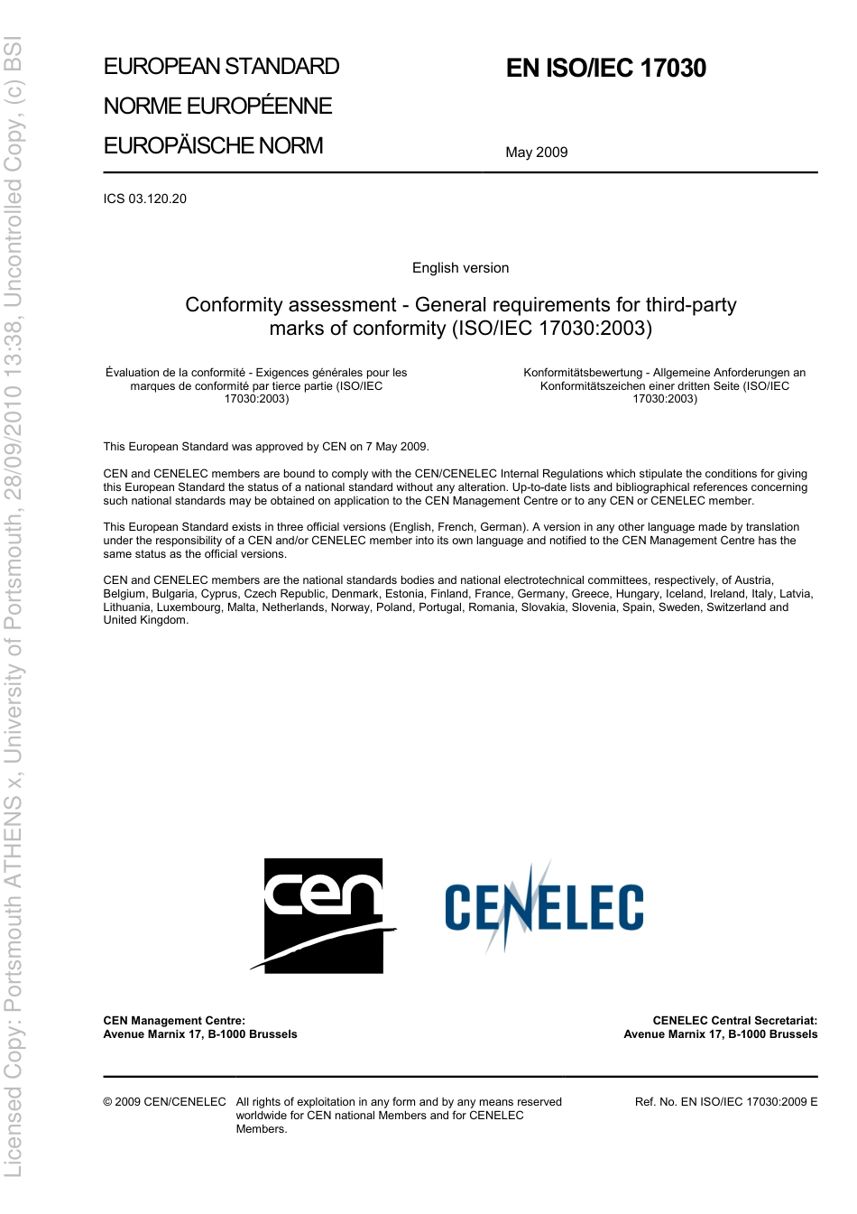 BS EN ISOIEC 170302009.pdf_第3页