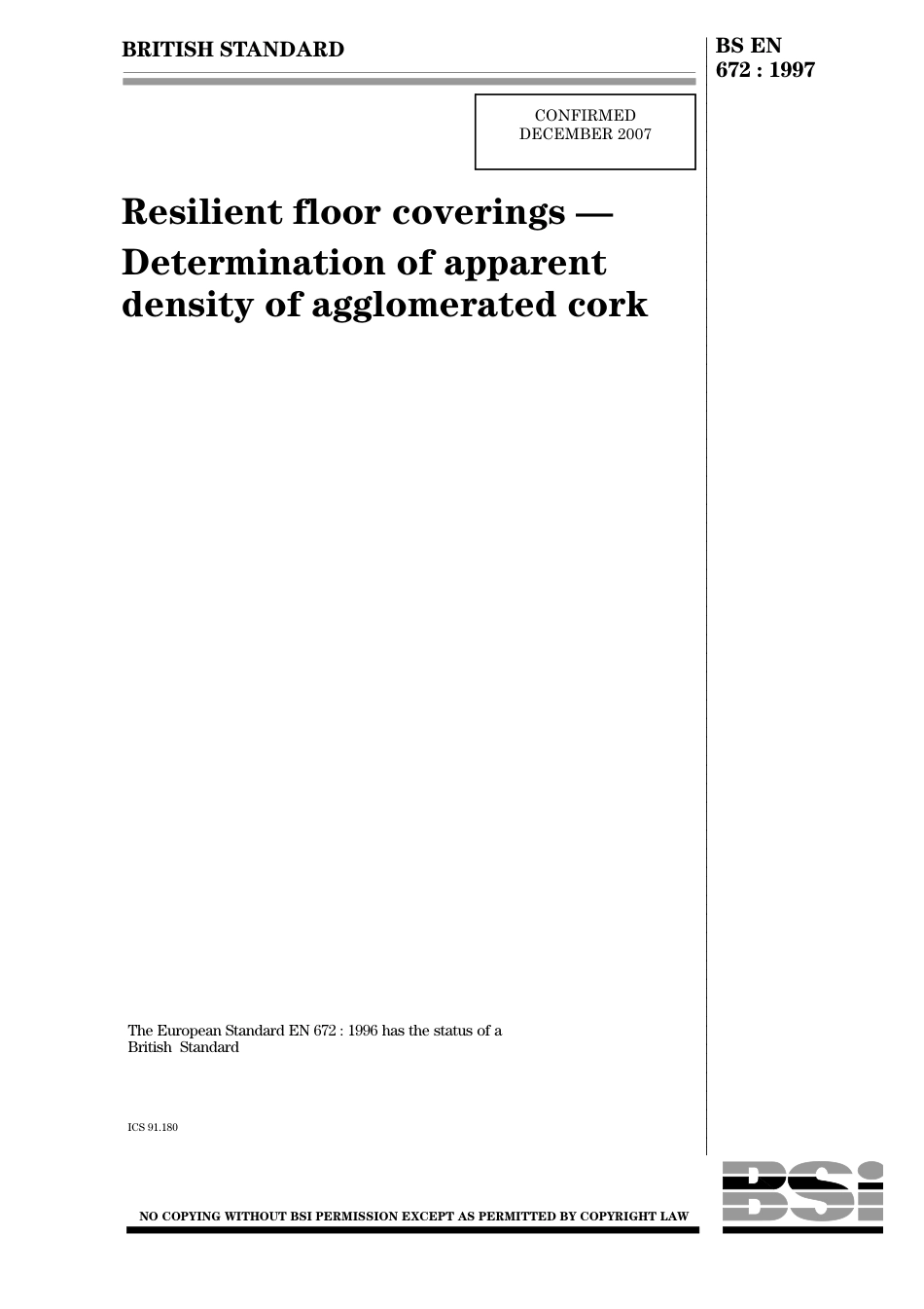 BS EN 00672-1997 (2007).pdf_第1页