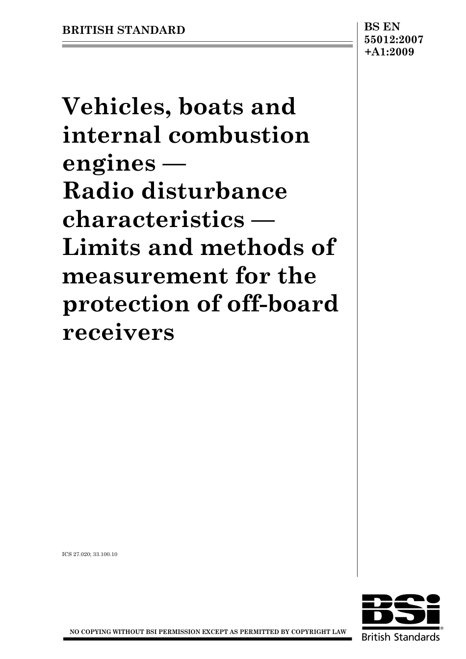 BS EN 55012-2007 + A1-2009.pdf_第1页