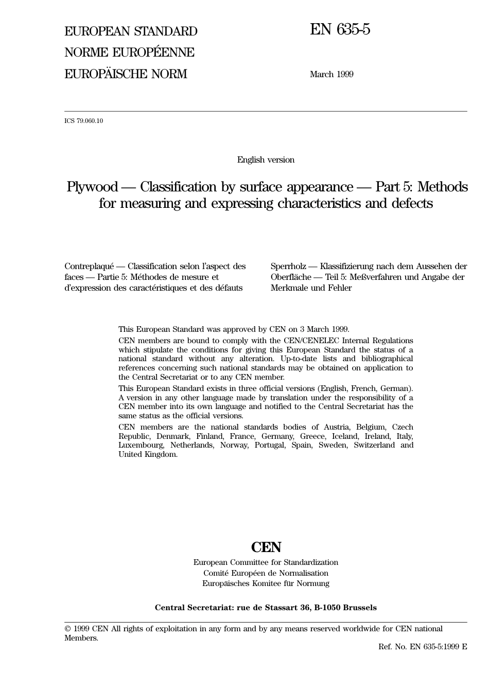 BS EN 00635-5-1999.pdf_第3页