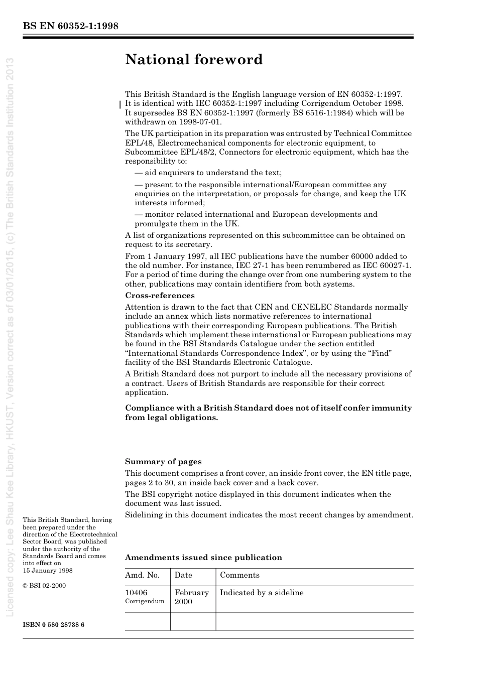 BS EN 60352-1-1998 (2000) IEC 60352-1-1997.pdf_第2页