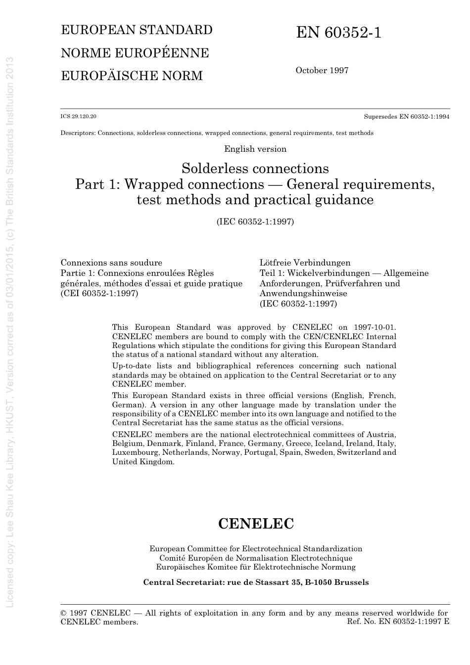 BS EN 60352-1-1998 (2000) IEC 60352-1-1997.pdf_第3页