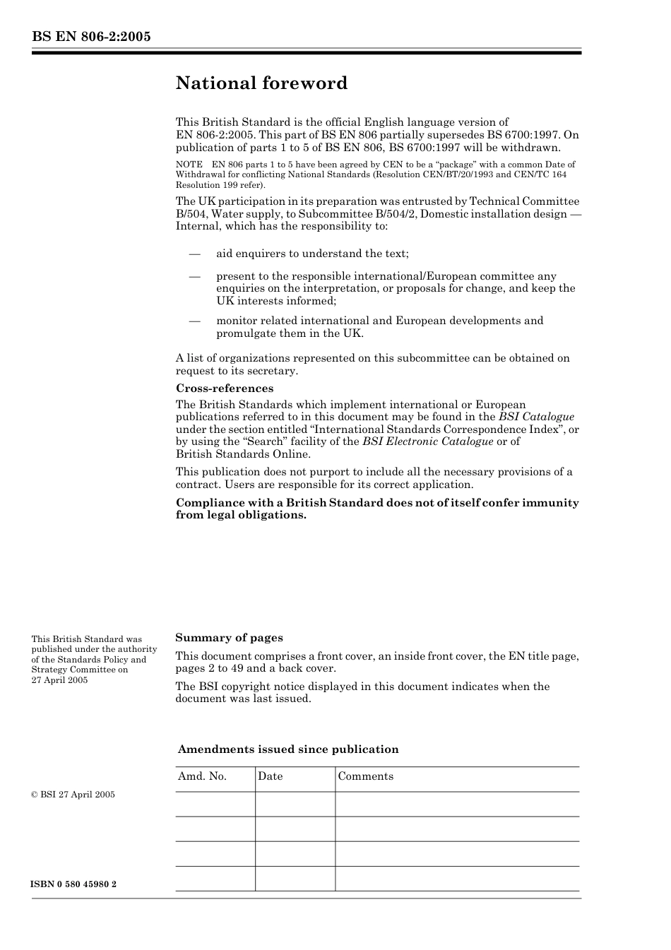 BS EN 00806-2-2005.pdf_第2页