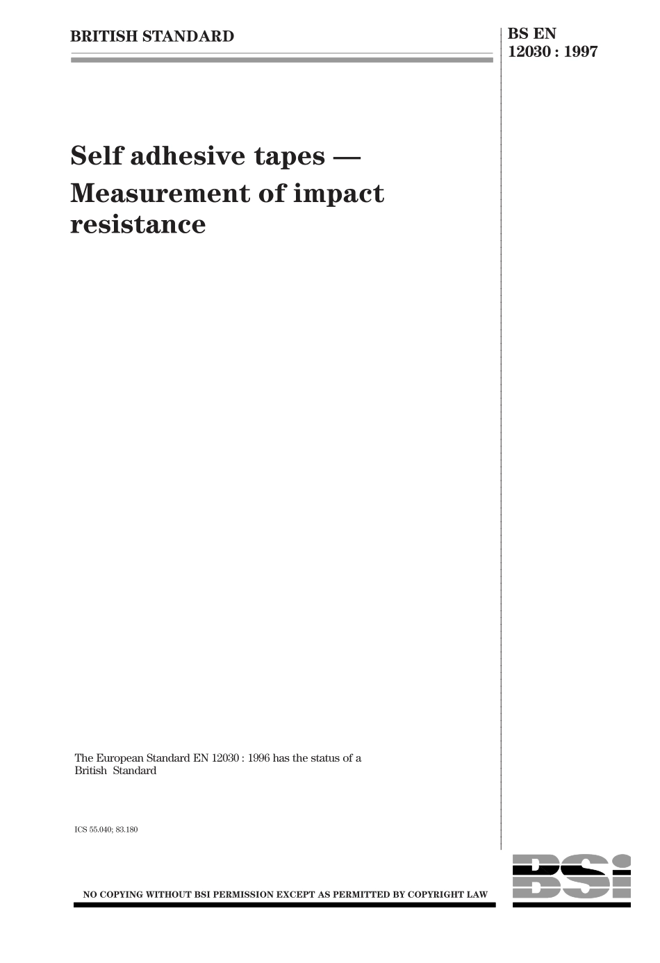 BS EN 12030-1997.pdf_第1页