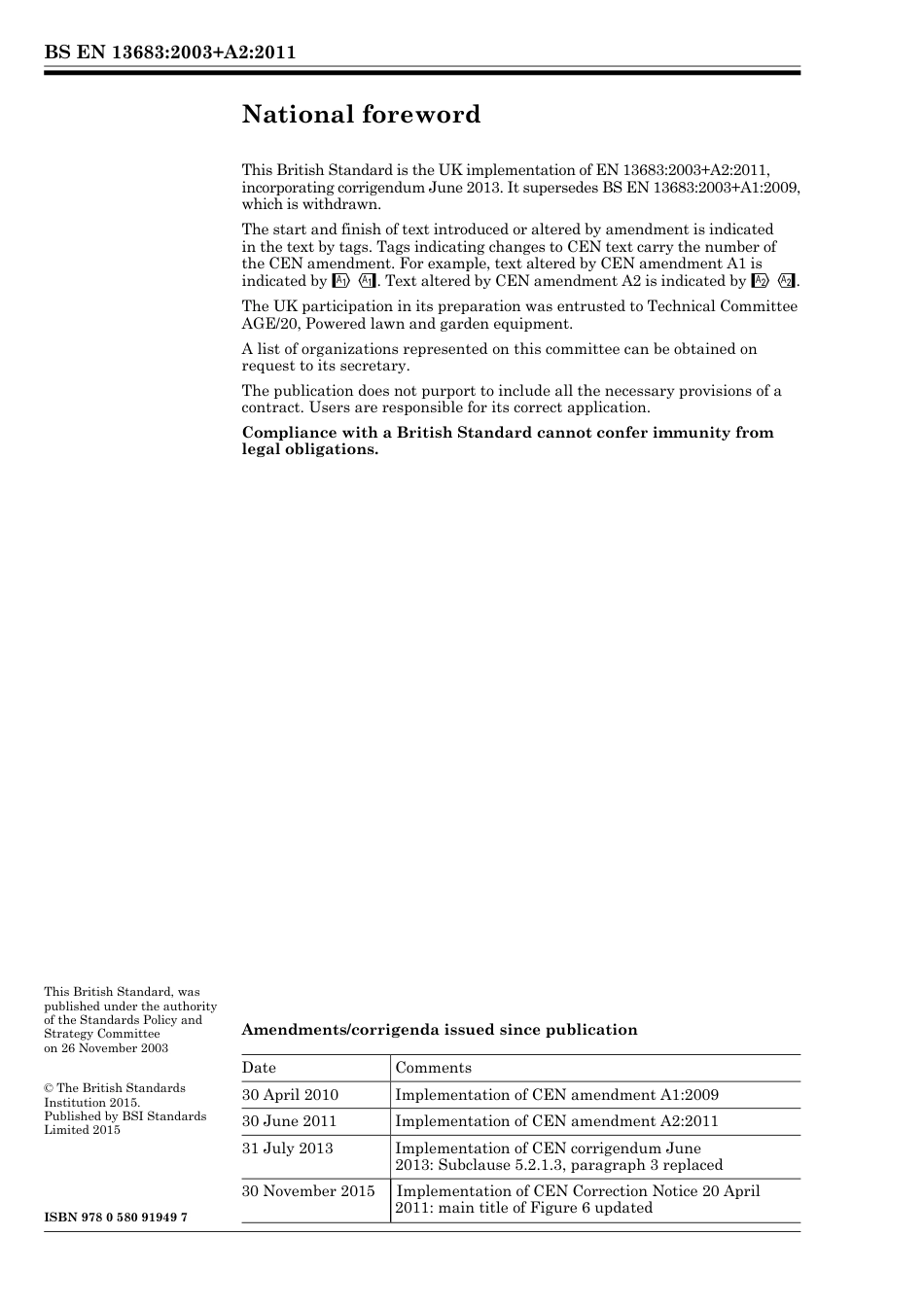 BS EN 13683-2003 + A2-2011 (2015).pdf_第2页