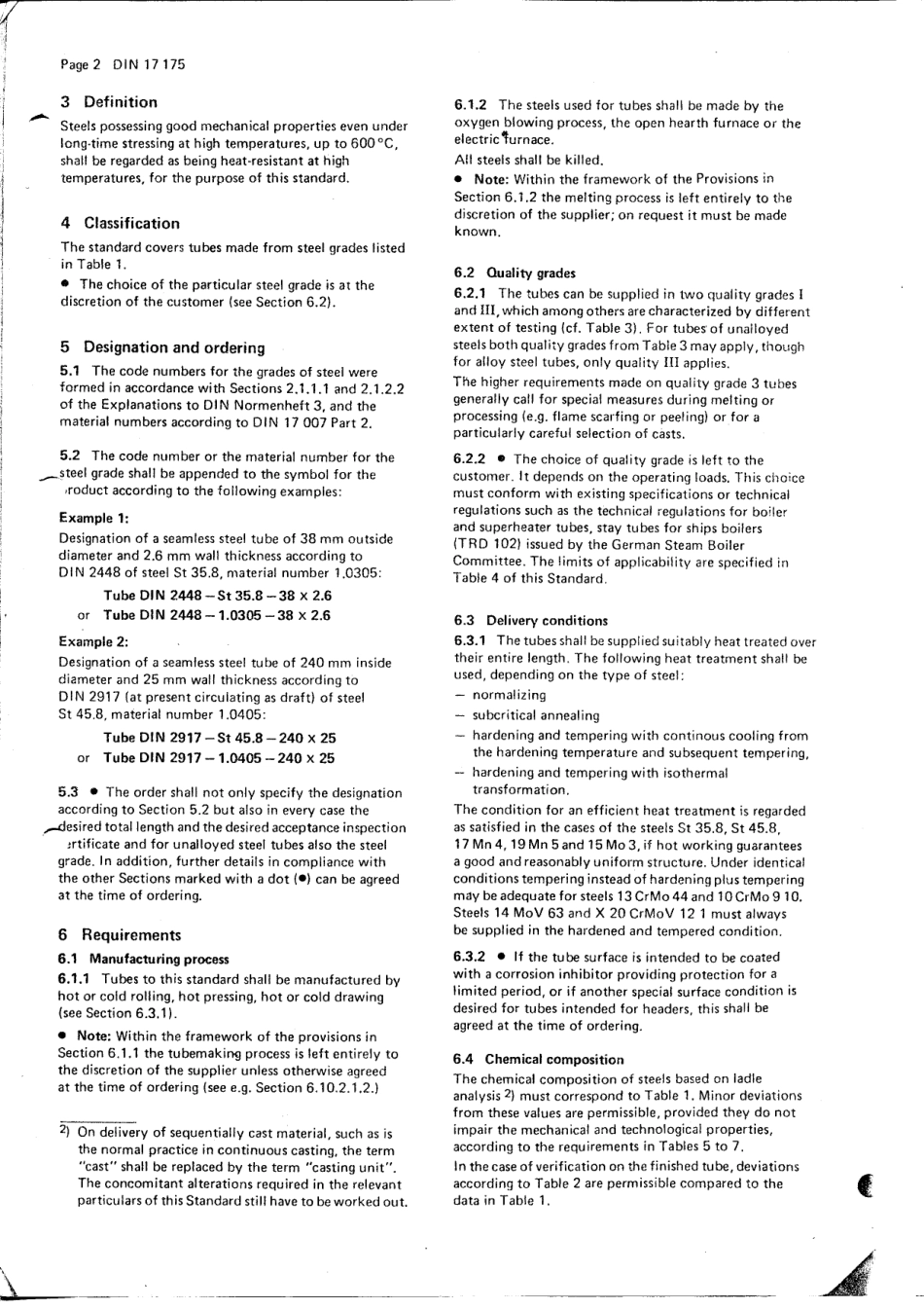 DIN 17175-1979 , Seamless Tubes of Heat Resistant Steels.pdf_第2页