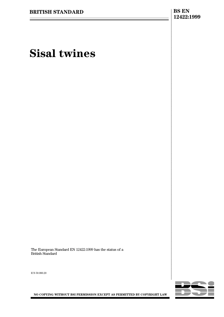 BS EN 12422-1999.pdf_第1页