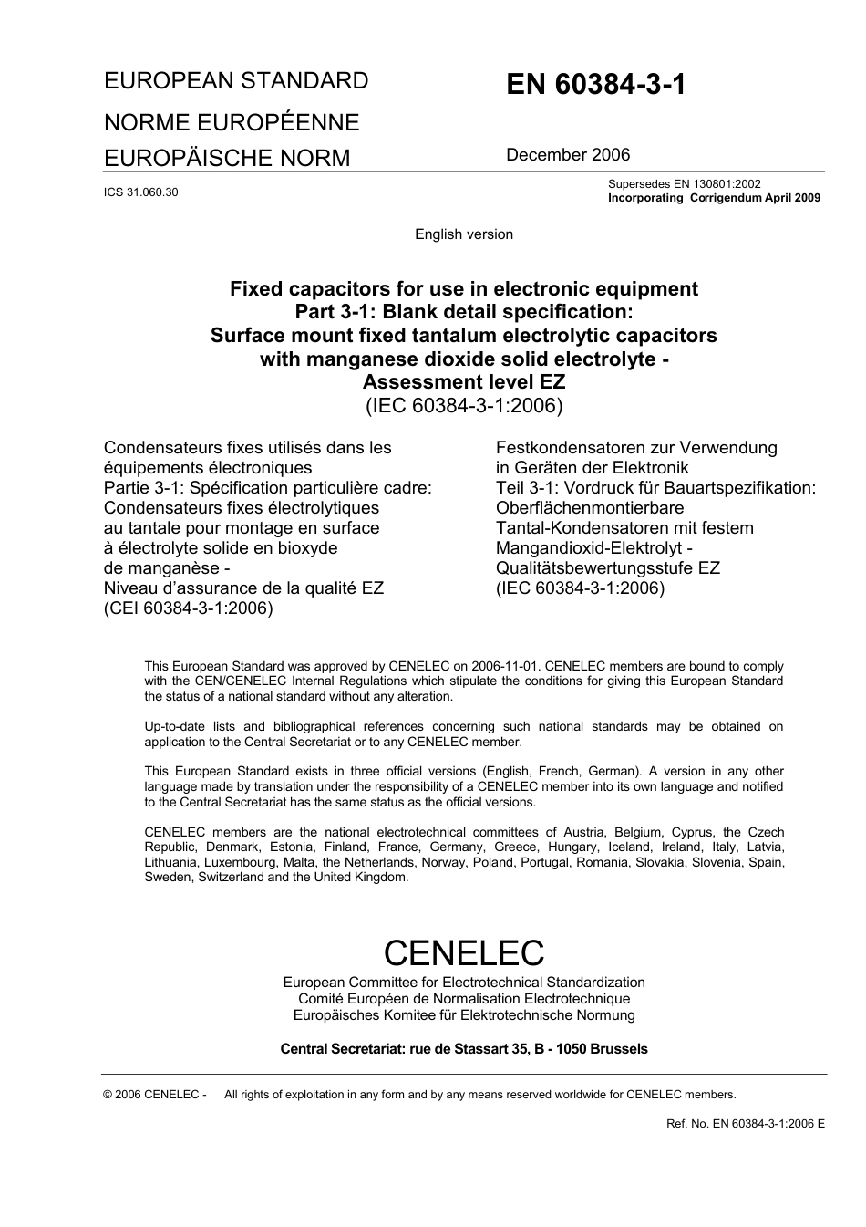 BS EN 60384-3-1-2006 (2010).pdf_第3页