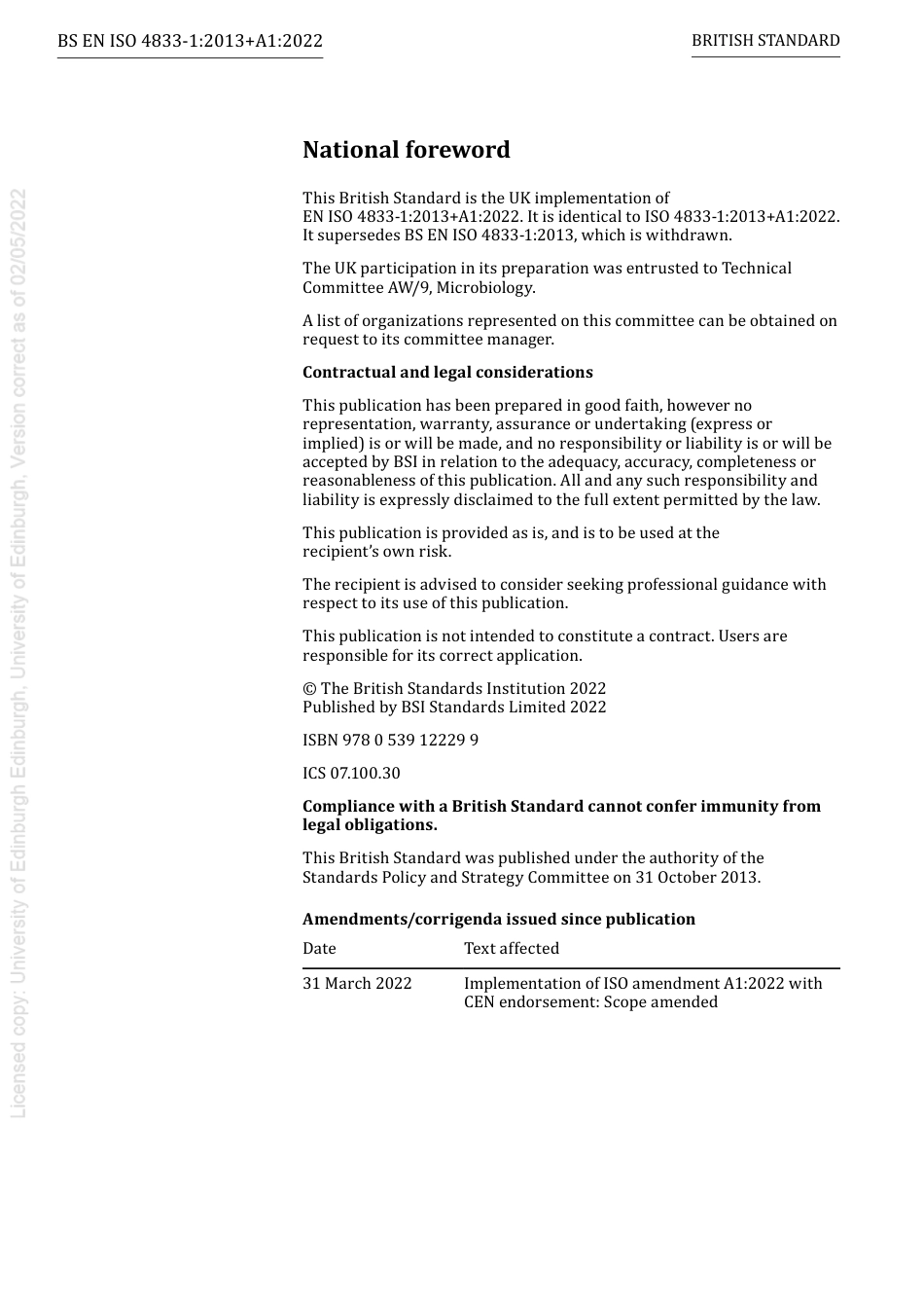 BS EN ISO 4833-1-2013+A1-2022--[2022-05-02--11-19-46 AM].pdf_第2页