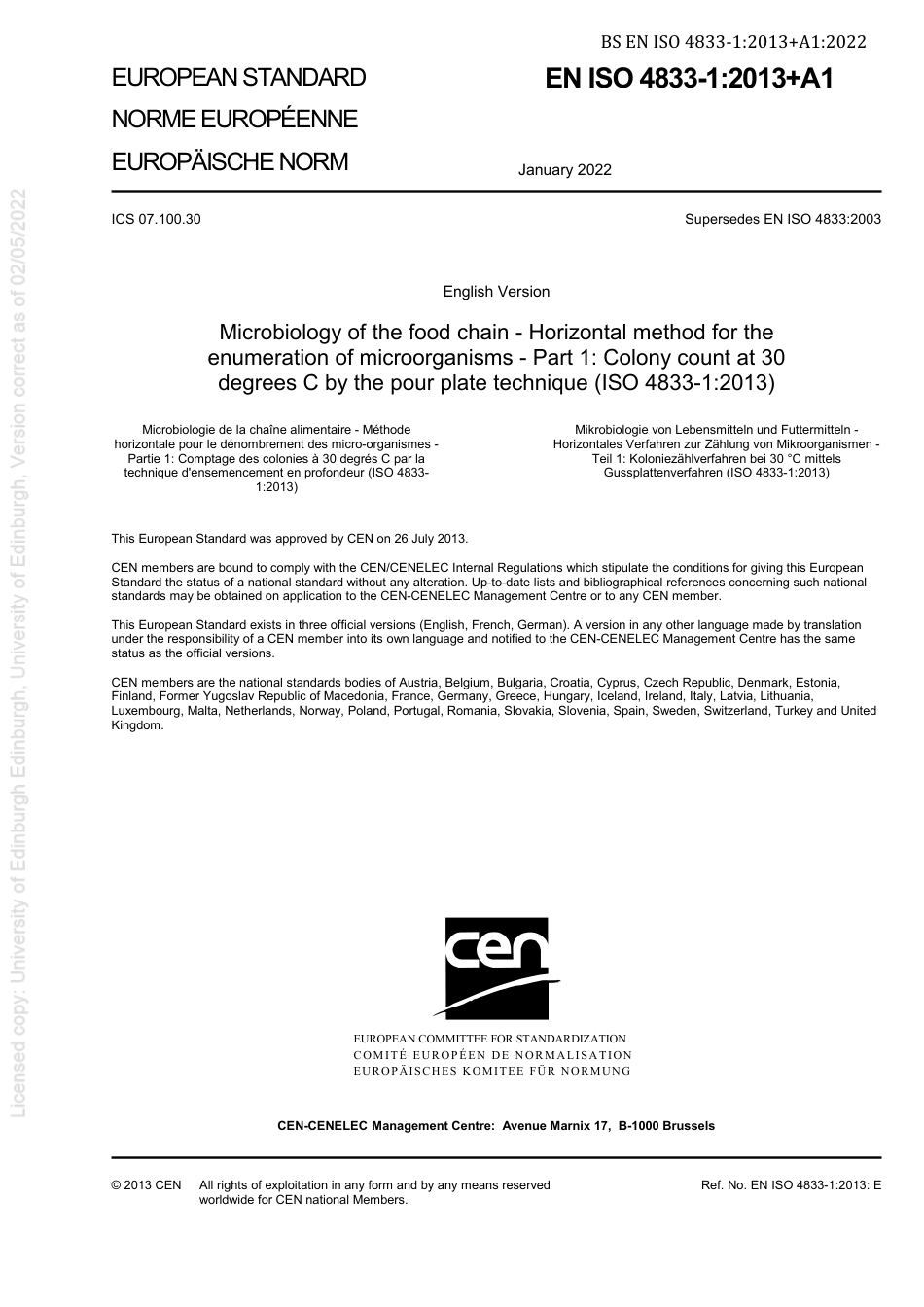 BS EN ISO 4833-1-2013+A1-2022--[2022-05-02--11-19-46 AM].pdf_第3页