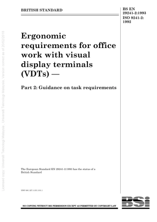 BS EN 29241-2-1993 (1999) ISO 9241-2-1992.pdf