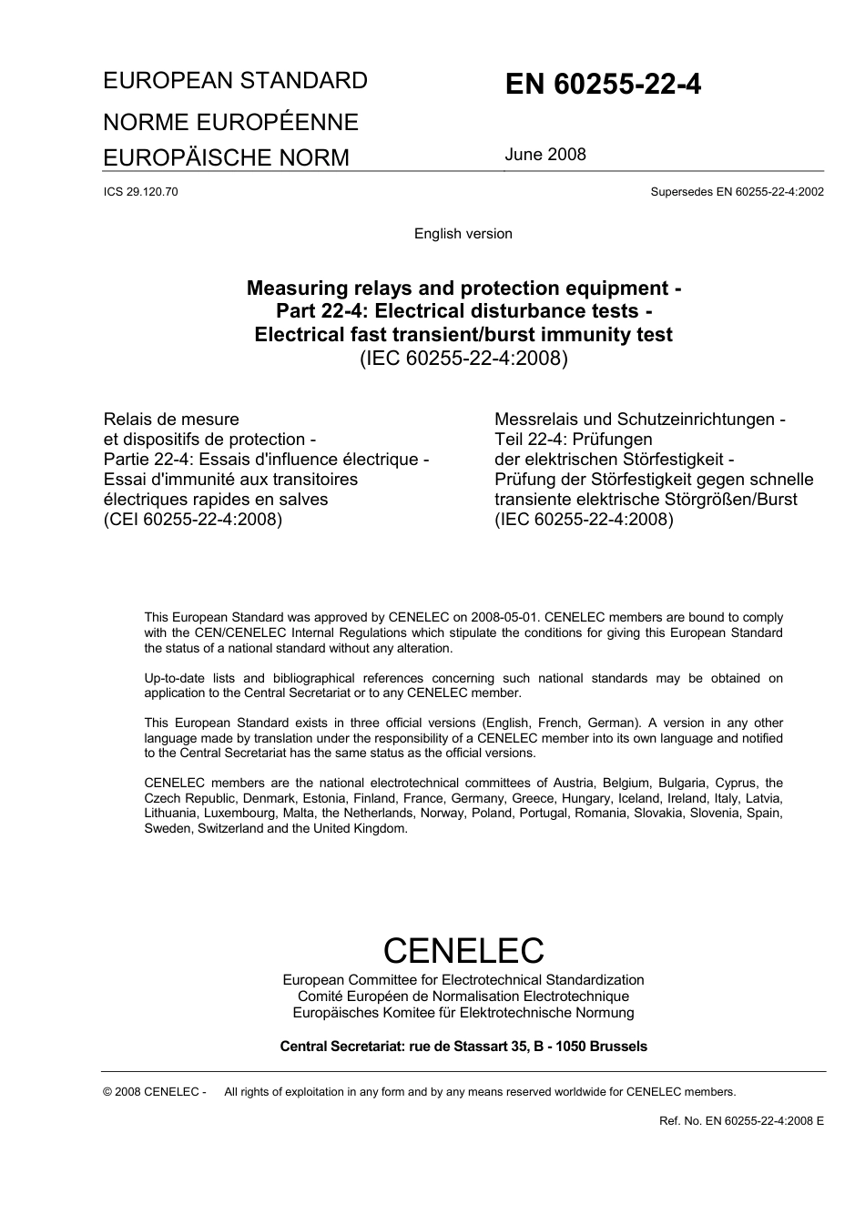 BS EN 60255-22-4-2008.pdf_第3页