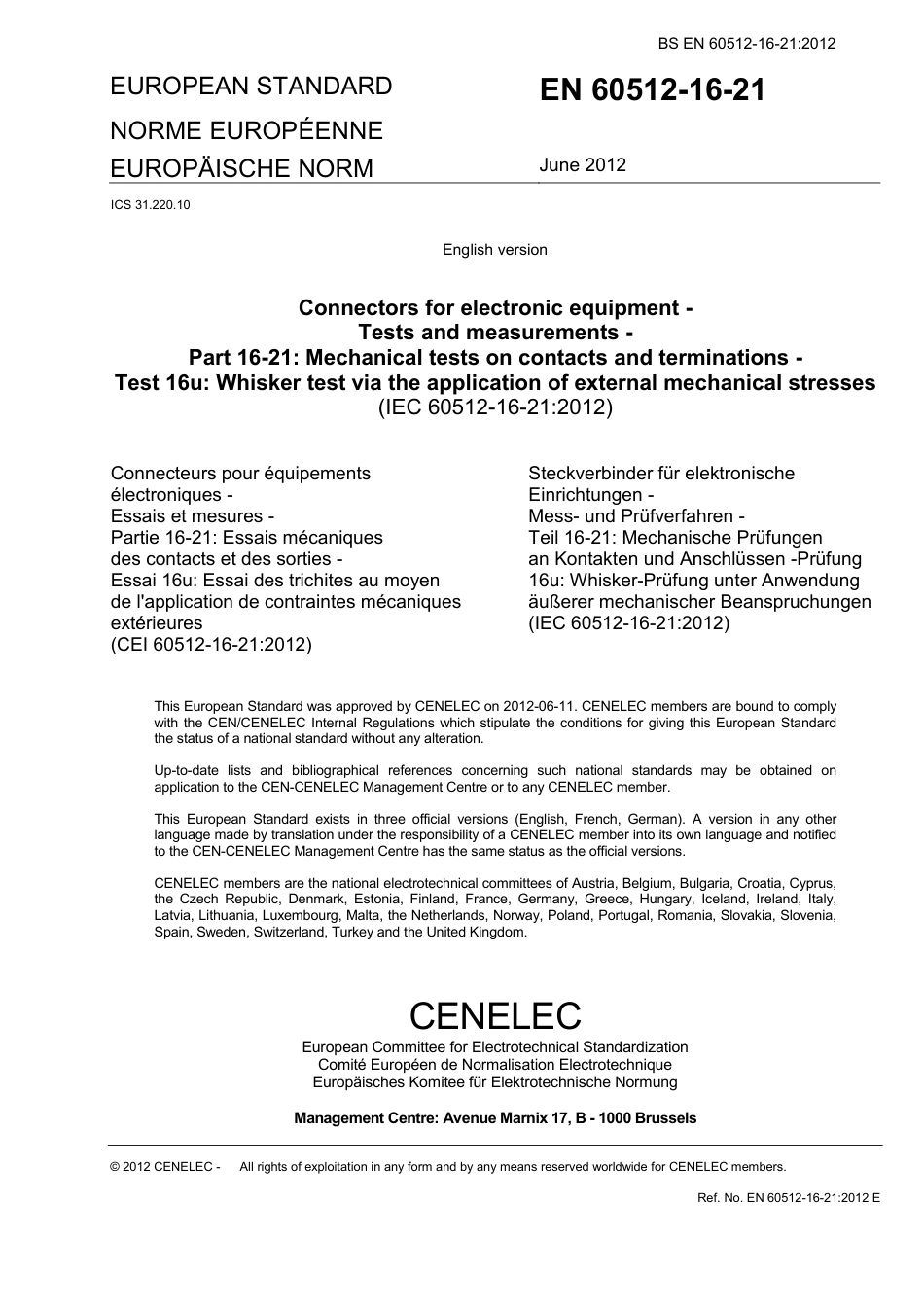 BS EN 60512-16-21-2012.pdf_第3页