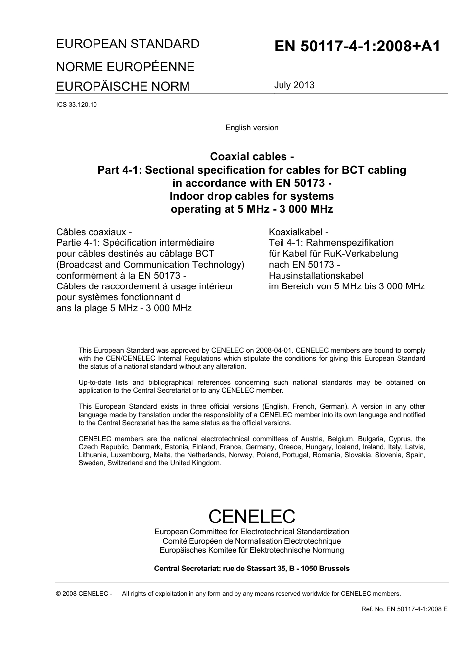 BS EN 50117-4-1-2008 + A1-2013.pdf_第3页