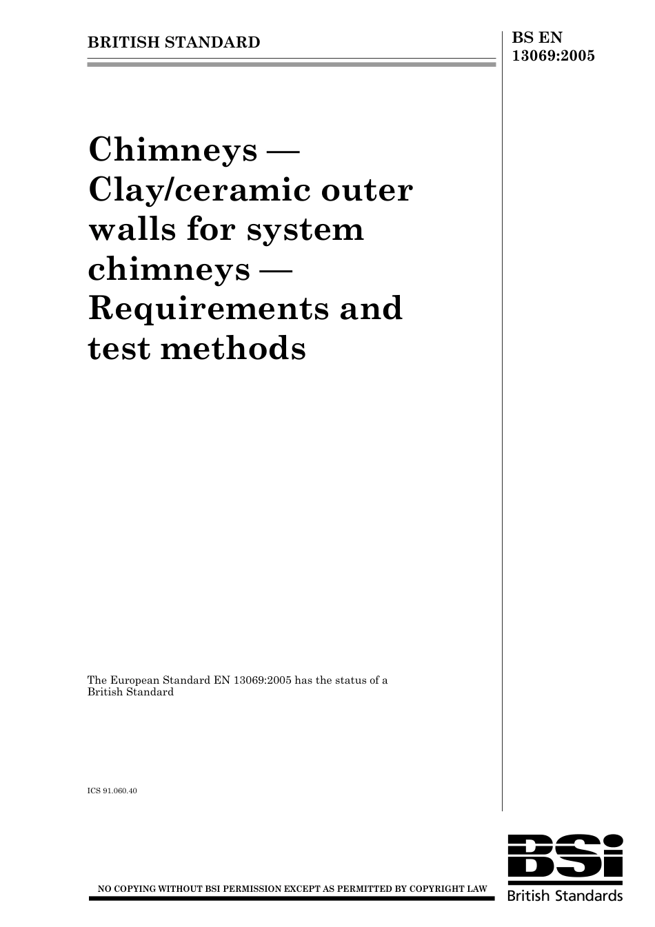 BS EN 13069-2005.pdf_第1页