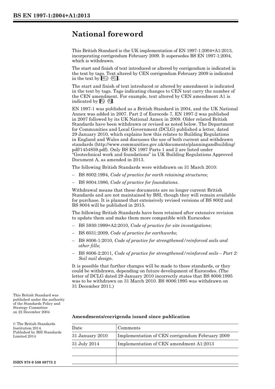 BS EN 01997-1-2004 + A1-2013 (2014).pdf_第2页