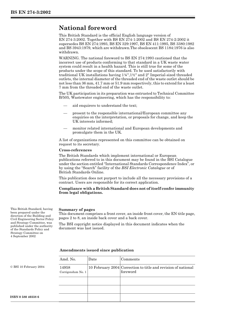 BS EN 00274-3-2002 (2004).pdf_第2页