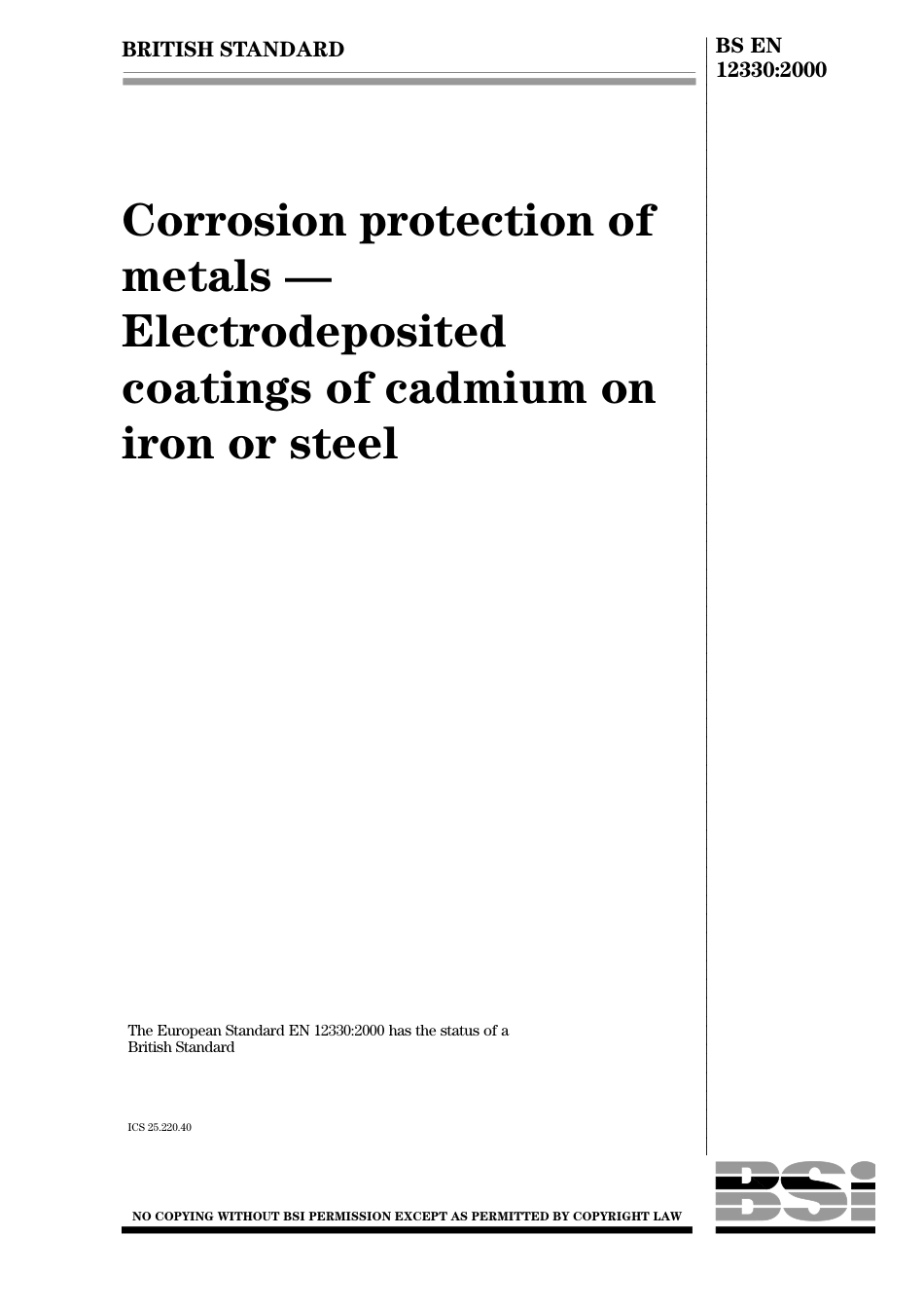BS EN 12330-2000.pdf_第1页