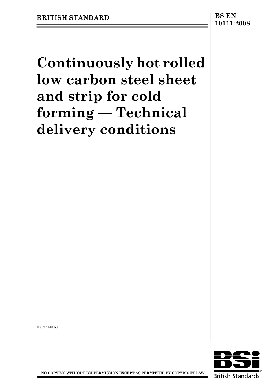 BS EN 10111-2008.pdf_第1页