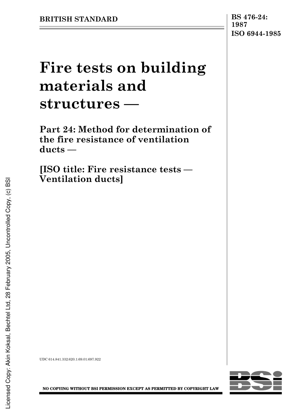 BS 00476-24-1987 (1999) ISO 6944-1985.pdf_第2页