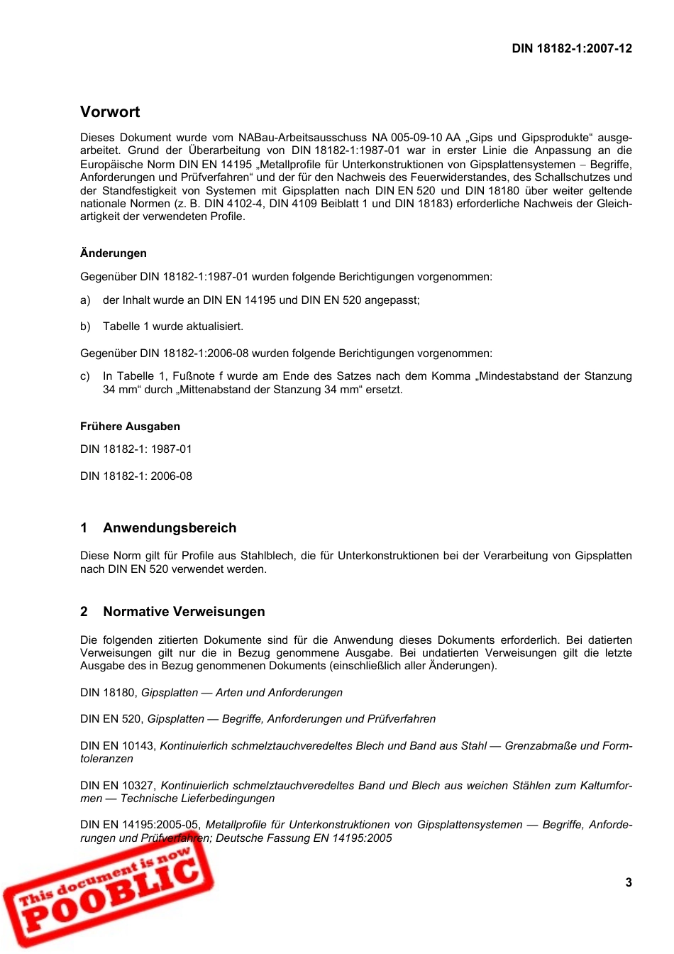 DIN 18182-1꞉2007 (DE) ᴾᴼᴼᴮᴸᴵᶜᴽ.pdf_第3页