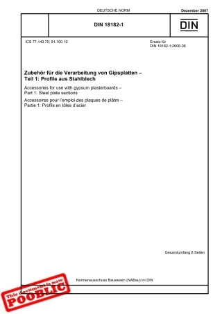 DIN 18182-1꞉2007 (DE) ᴾᴼᴼᴮᴸᴵᶜᴽ.pdf