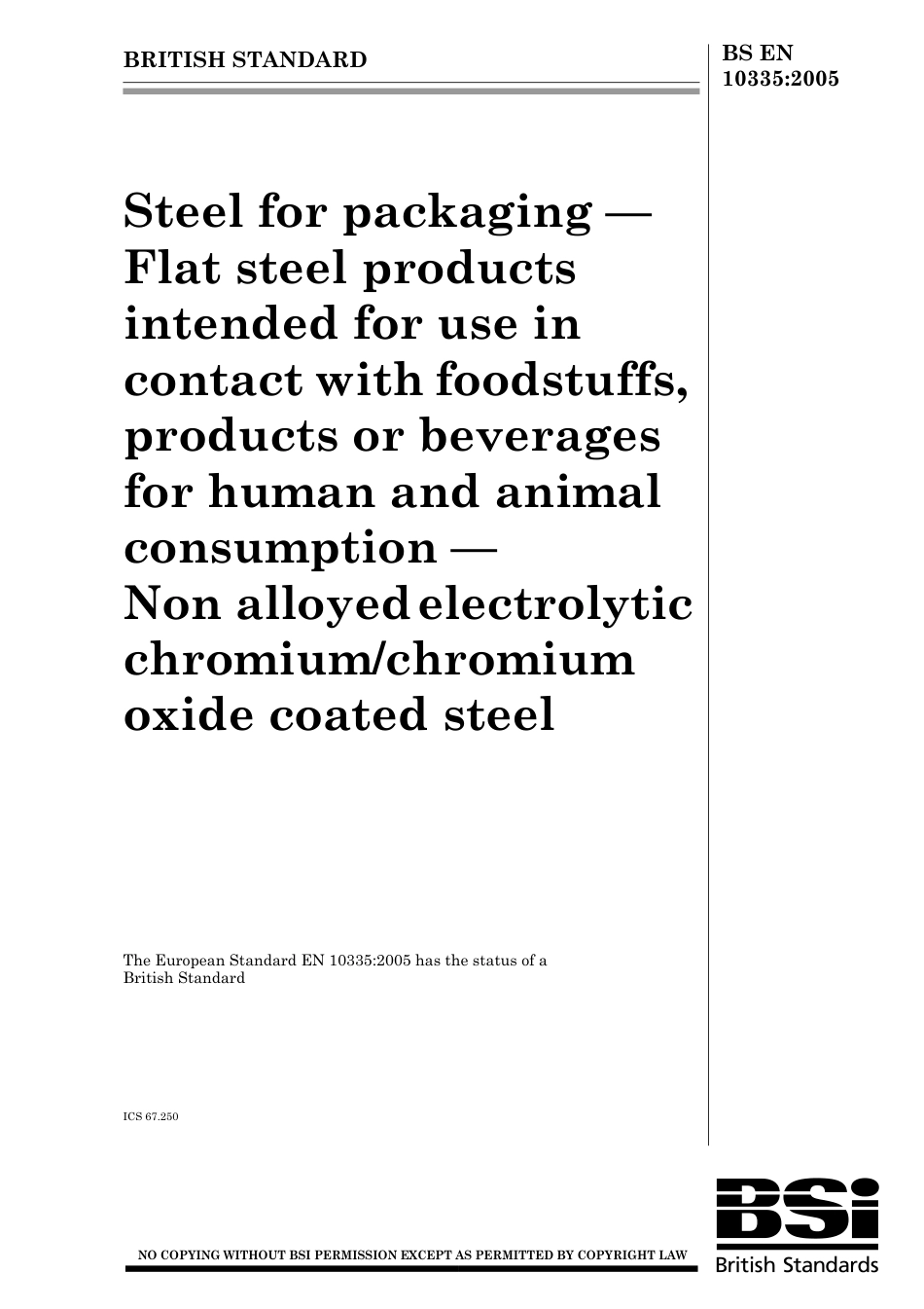 BS EN 10335-2005.pdf_第1页