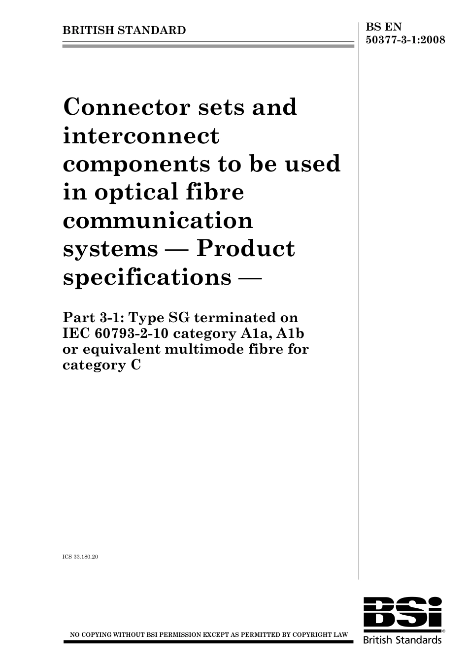 BS EN 50377-3-1-2008.pdf_第1页