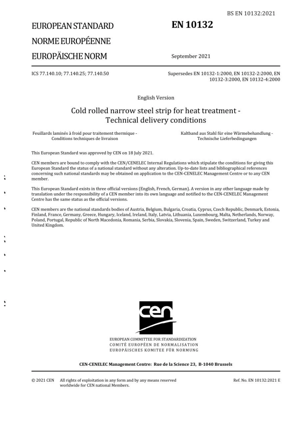 BS_EN_10132_2021_Cold_rolled_narrow_steel_strip_for_heat_treatment.pdf_第3页