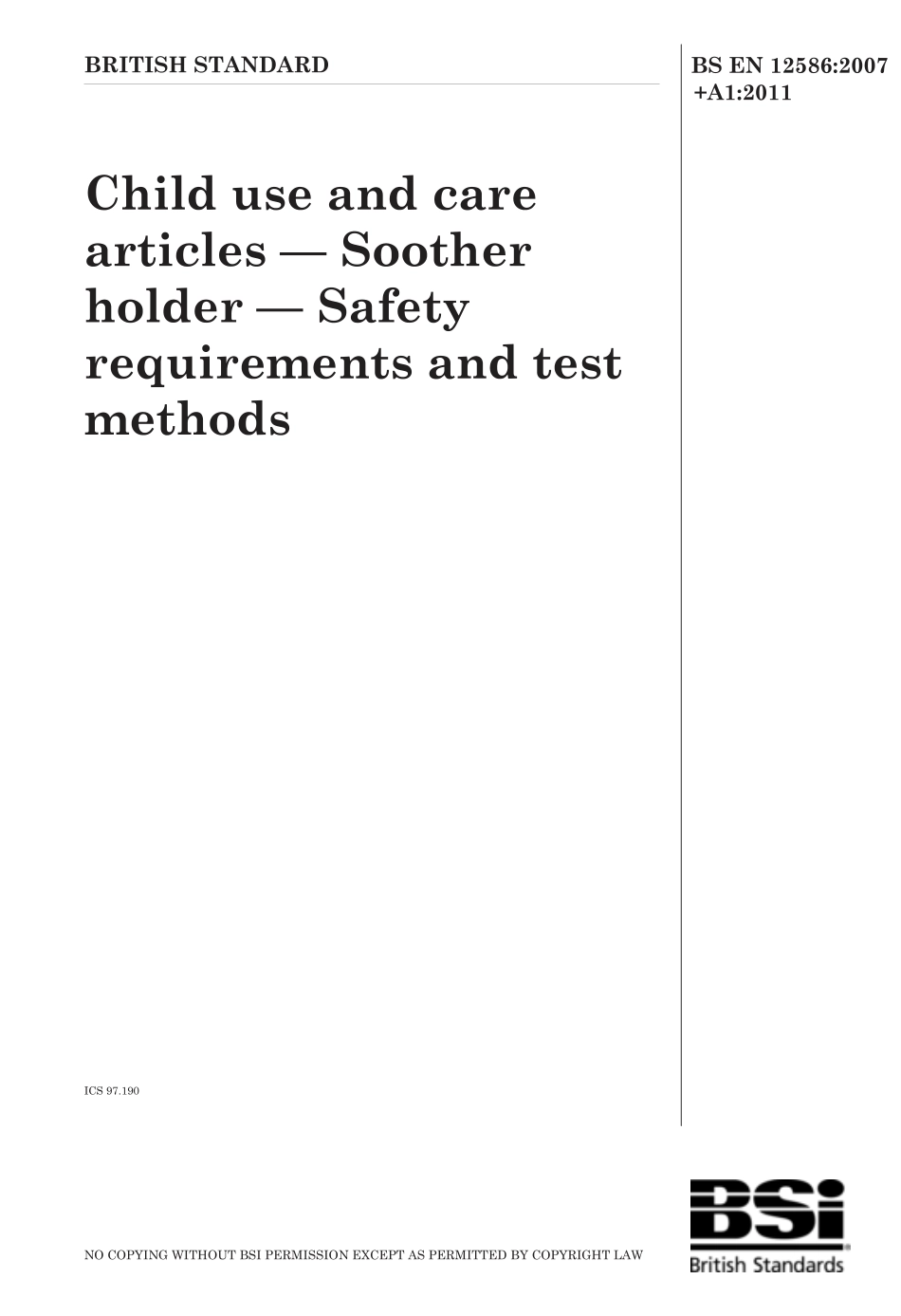 BS EN 12586-2007 + A1-2011.pdf_第1页