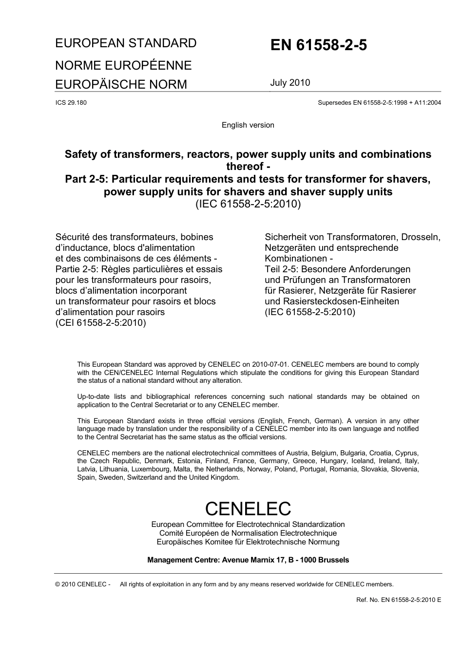 BS EN 61558-2-5-2010.pdf_第3页