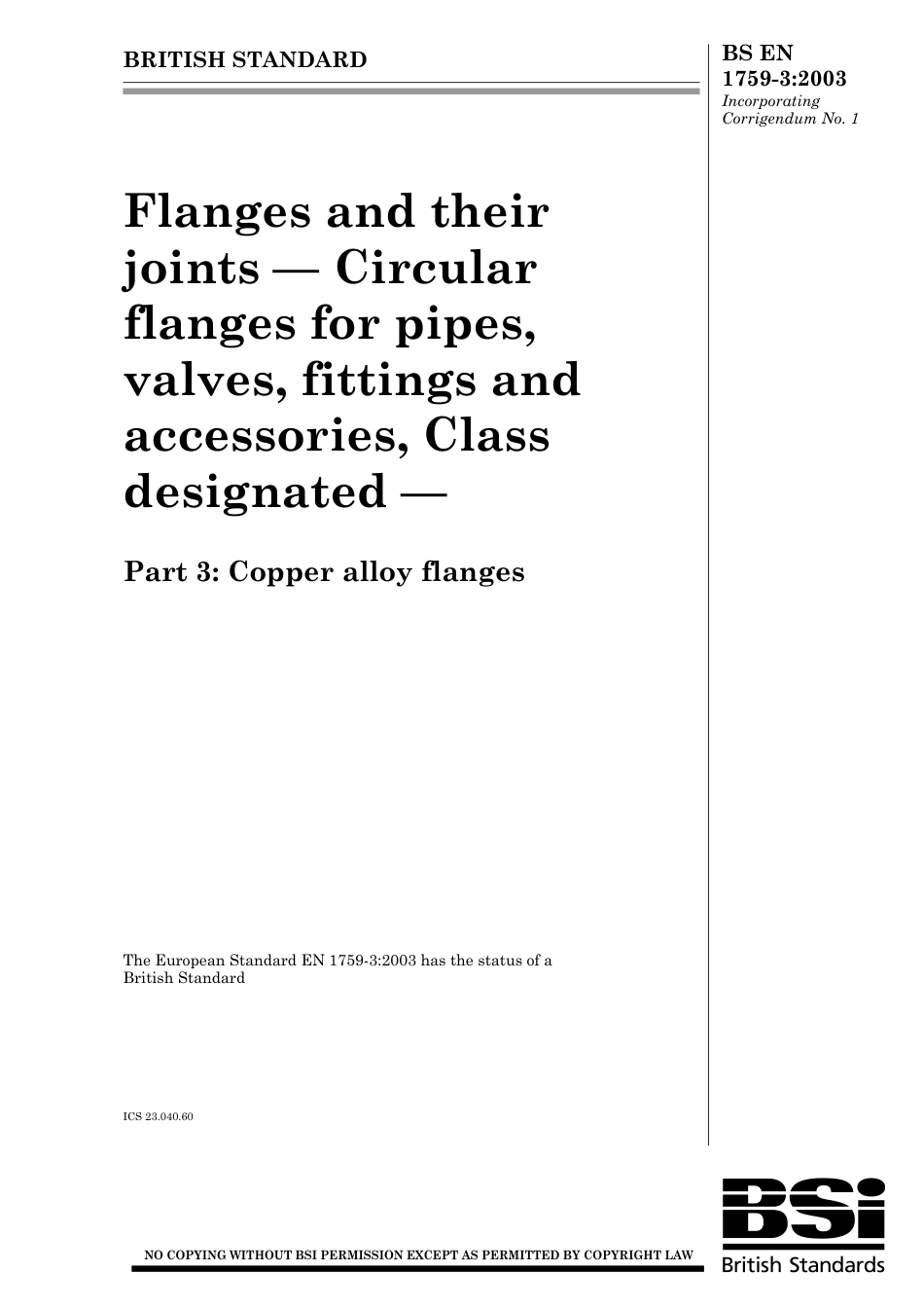 BS EN 01759-3-2003 (2004).pdf_第1页