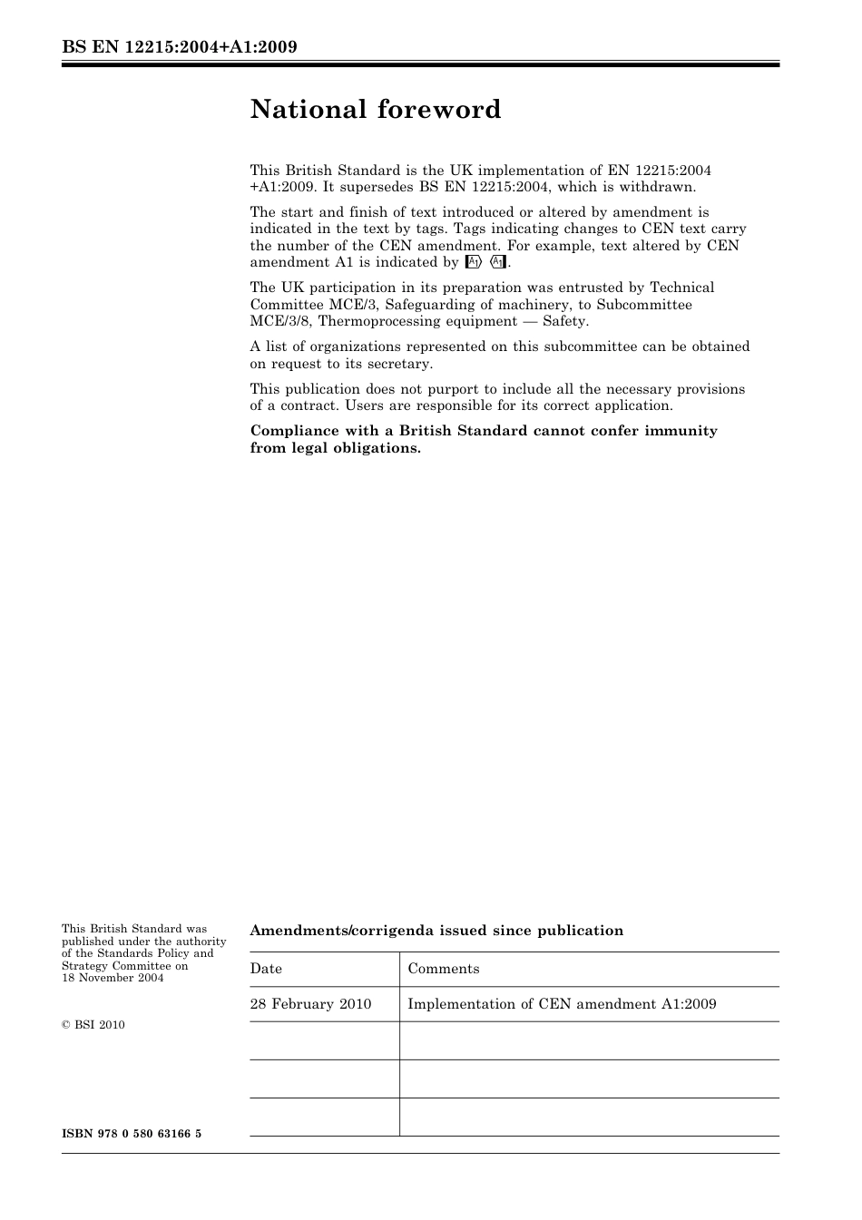 BS EN 12215-2004 + A1-2009 (2010).pdf_第2页