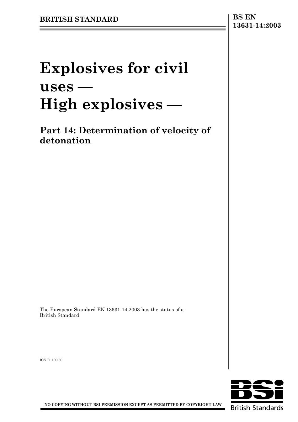 BS EN 13631-14-2003.pdf_第1页