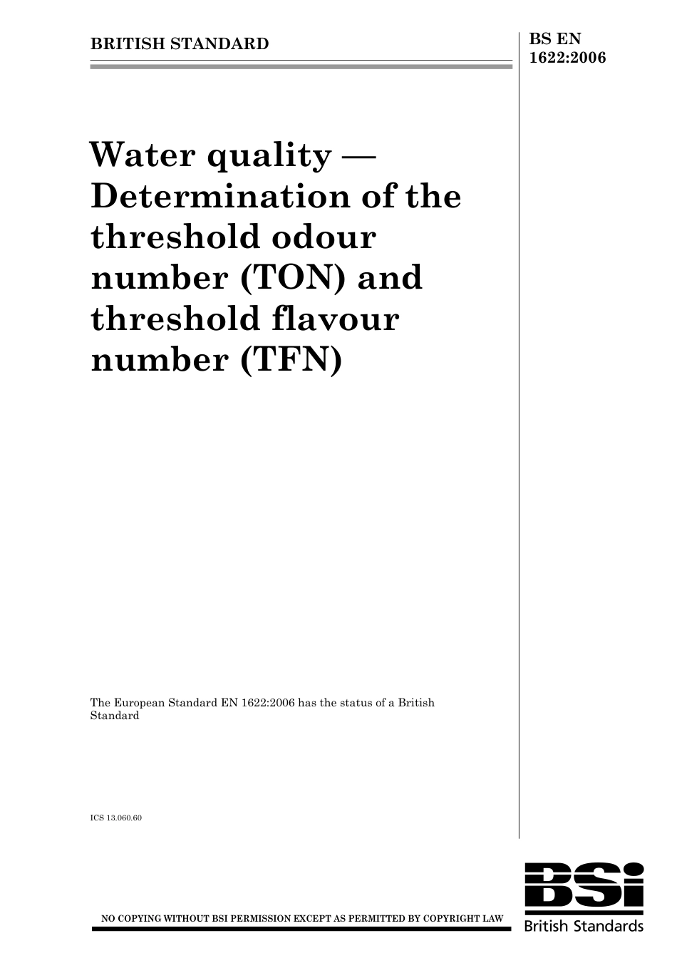 BS EN 01622-2006.pdf_第1页