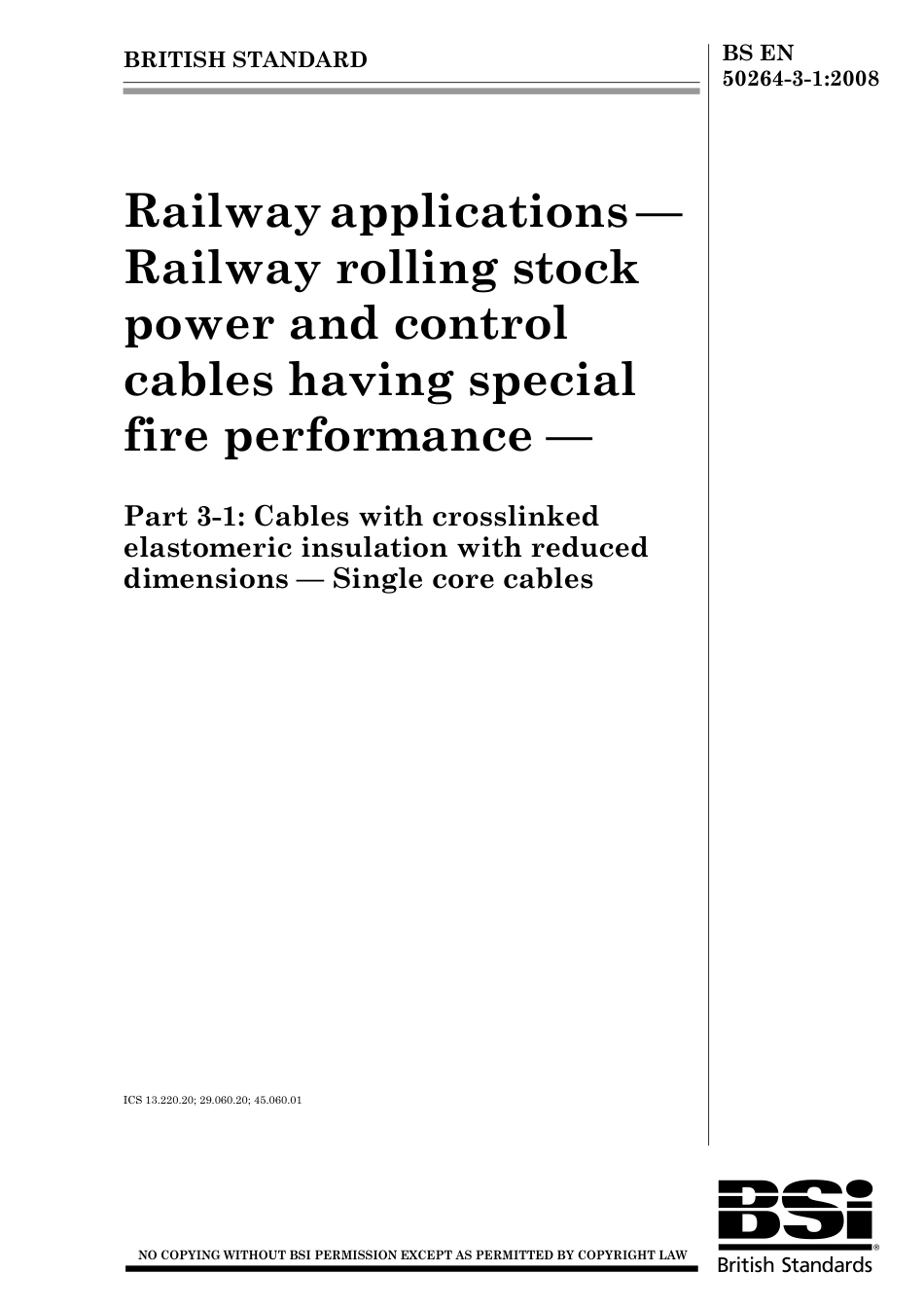 BS EN 50264-3-1-2008.pdf_第1页