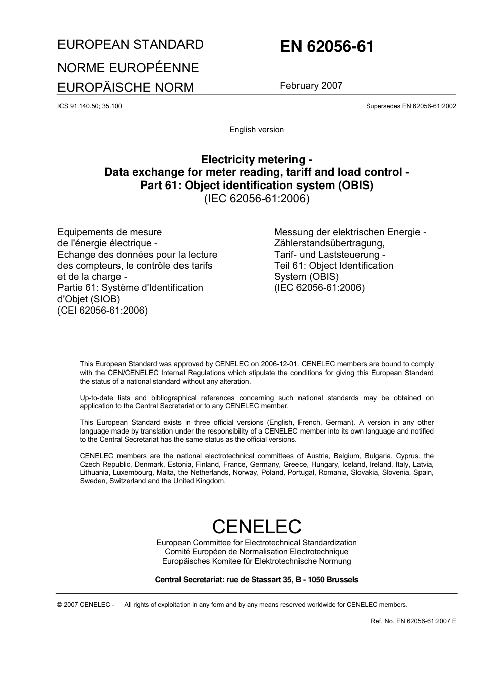 BS EN 62056-61-2007.pdf_第3页