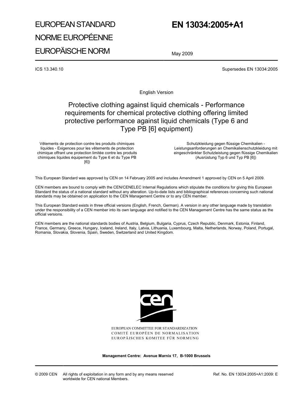 BS EN 13034-2005 + A1-2009.pdf_第3页