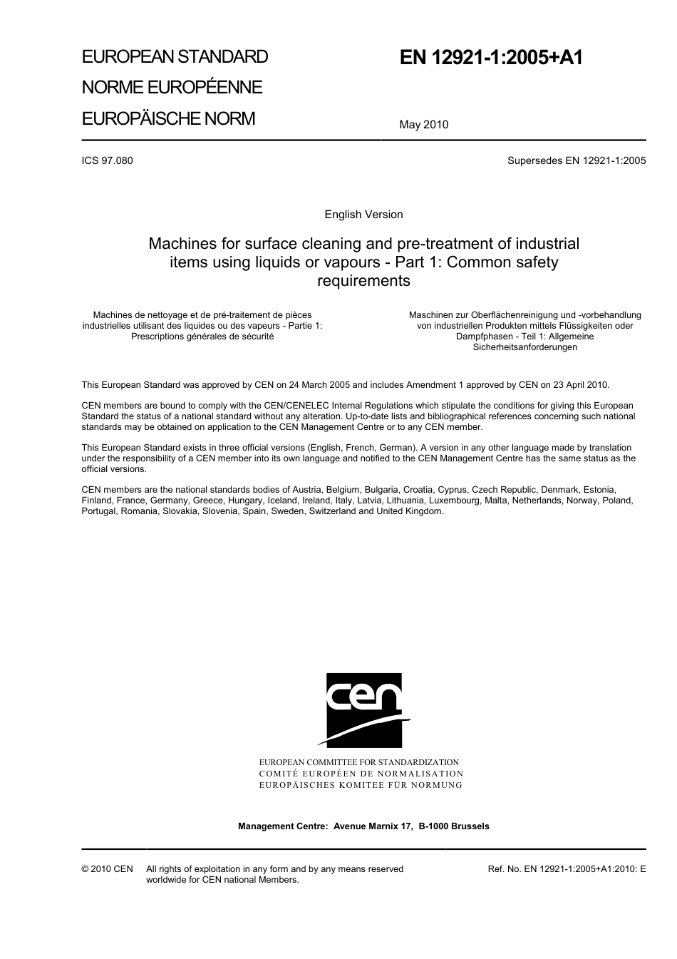 BS EN 12921-1-2005 + A1-2010.pdf_第3页