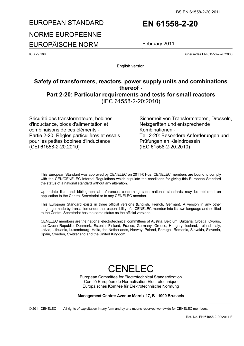 BS EN 61558-2-20-2011.pdf_第3页