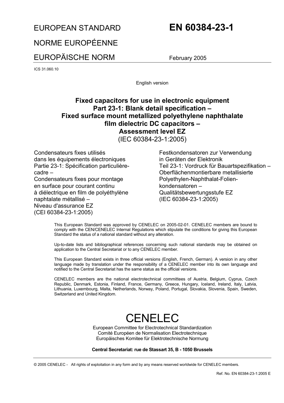 BS EN 60384-23-1-2005.pdf_第3页