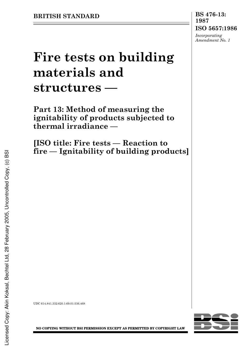 BS 00476-13-1987 (1999) ISO 5657-1986.pdf_第2页