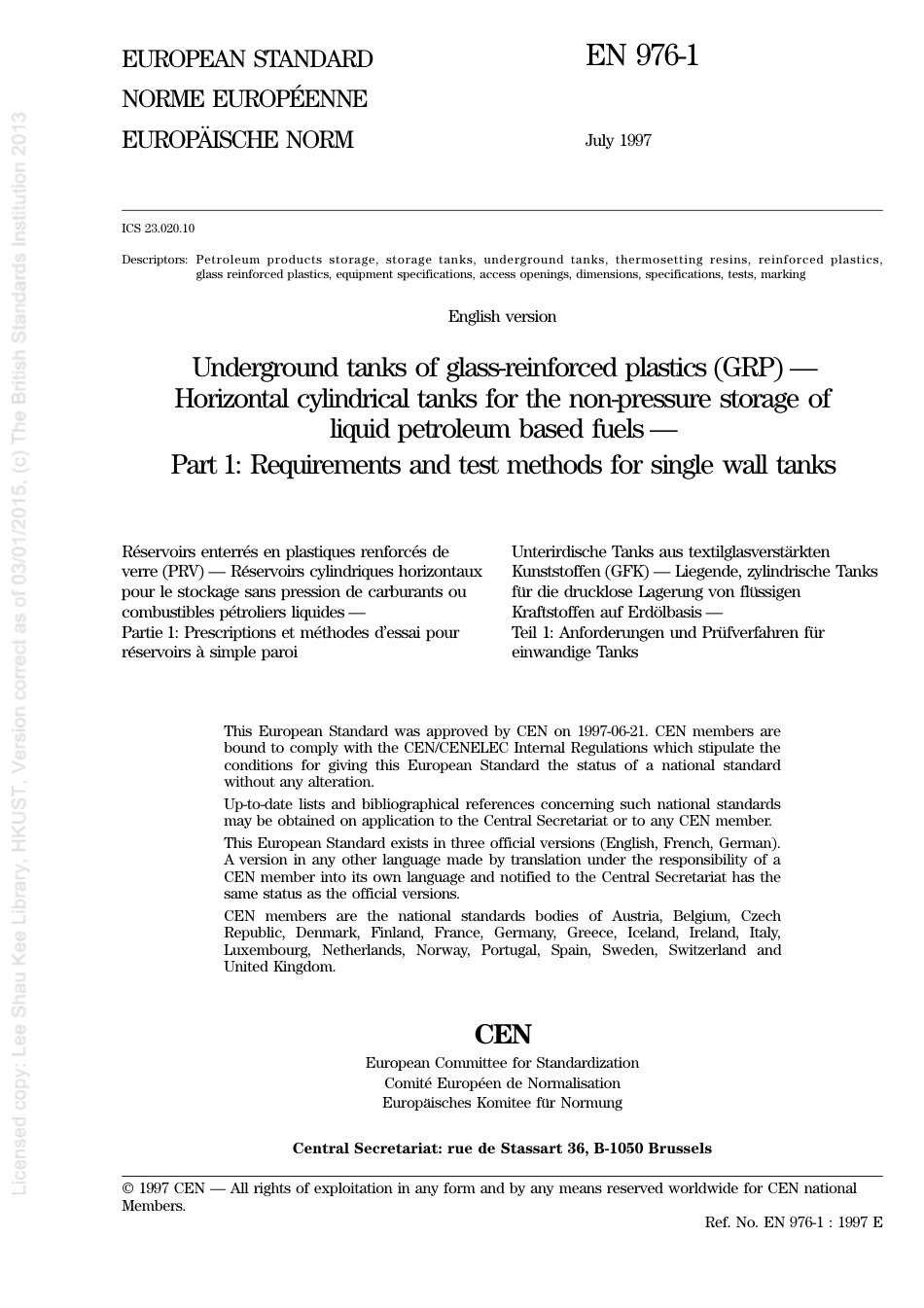 BS EN 00976-1-1997.pdf_第3页