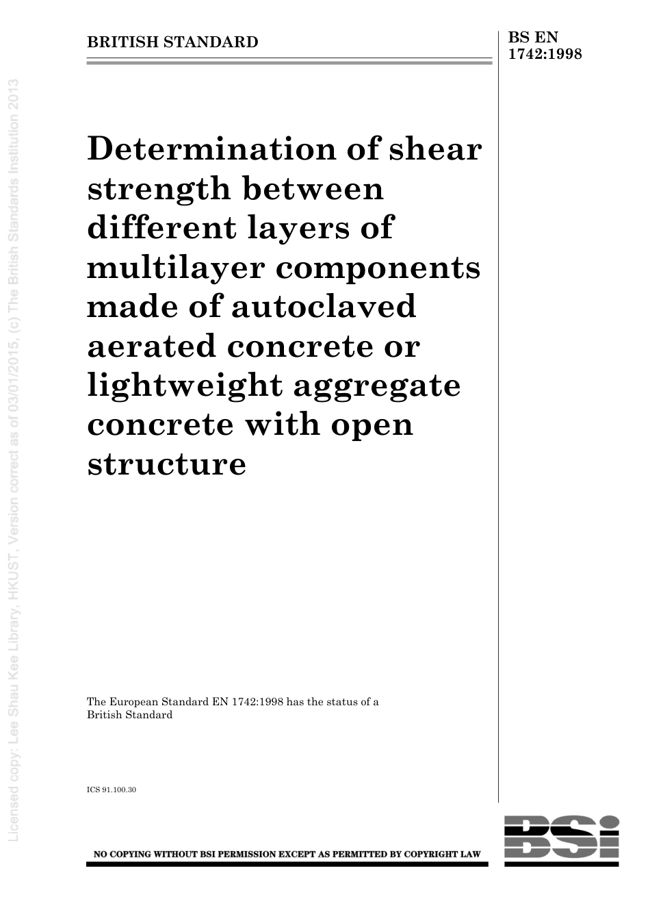 BS EN 01742-1998 (1999).pdf_第1页