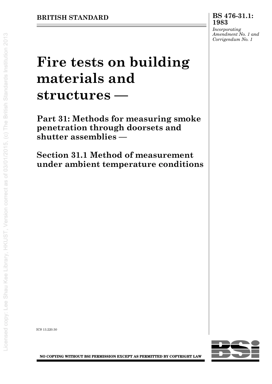 BS 00476-31.1-1983 (2014).pdf_第1页