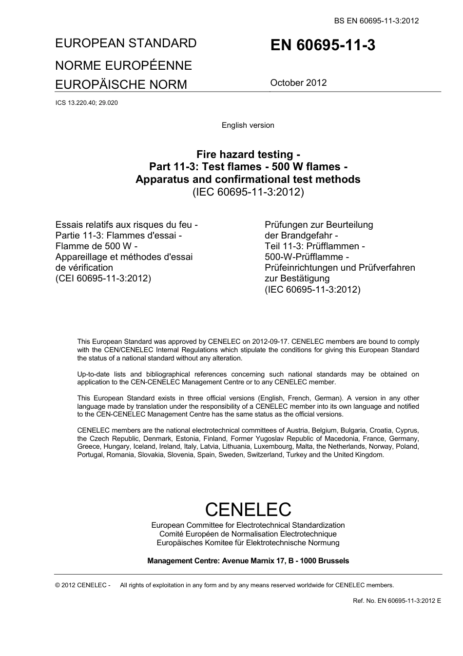 BS EN 60695-11-3-2012.pdf_第3页