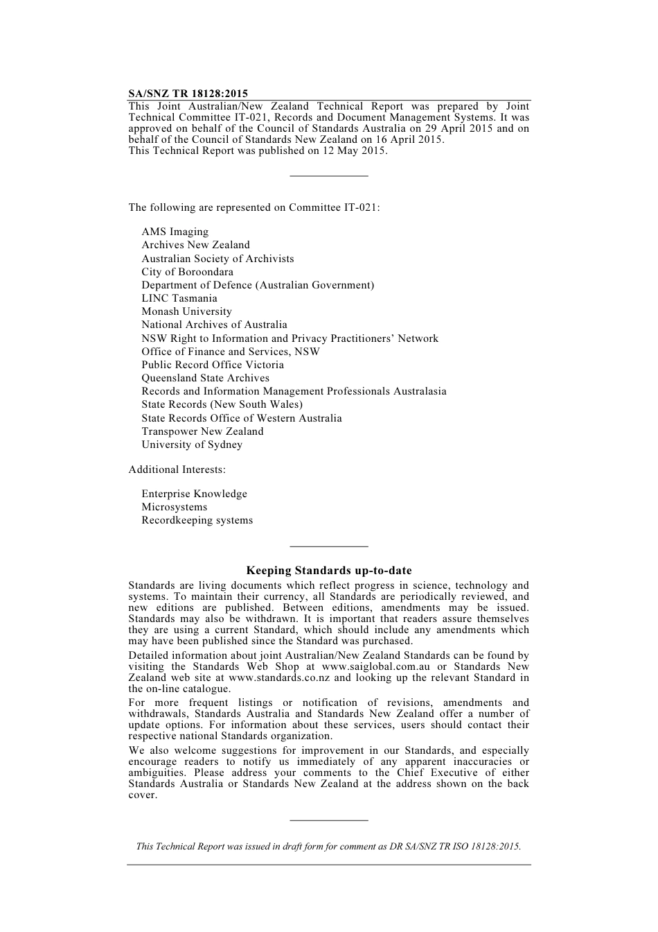 SA SNZ TR 18128-2015.pdf_第2页